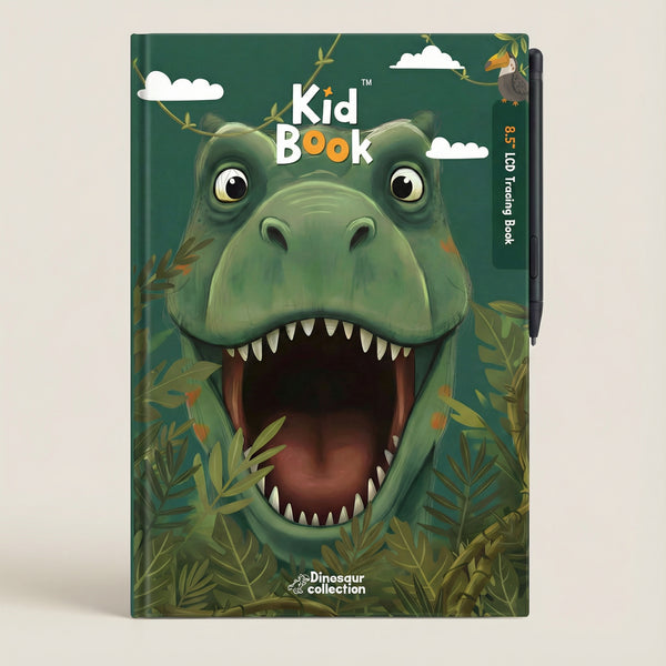 Tablet Graficzny z kartami pracy do rysowania - KidBook - Dino